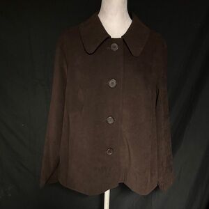 Briggs New York Chocolate Brown Women's Blazer